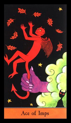 Ace of Imps, Halloween Tarot